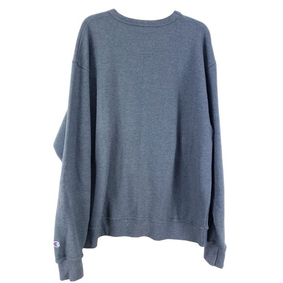 Champion Crew Sweatshirt Men's Size XL Gray - Picture 2 of 8